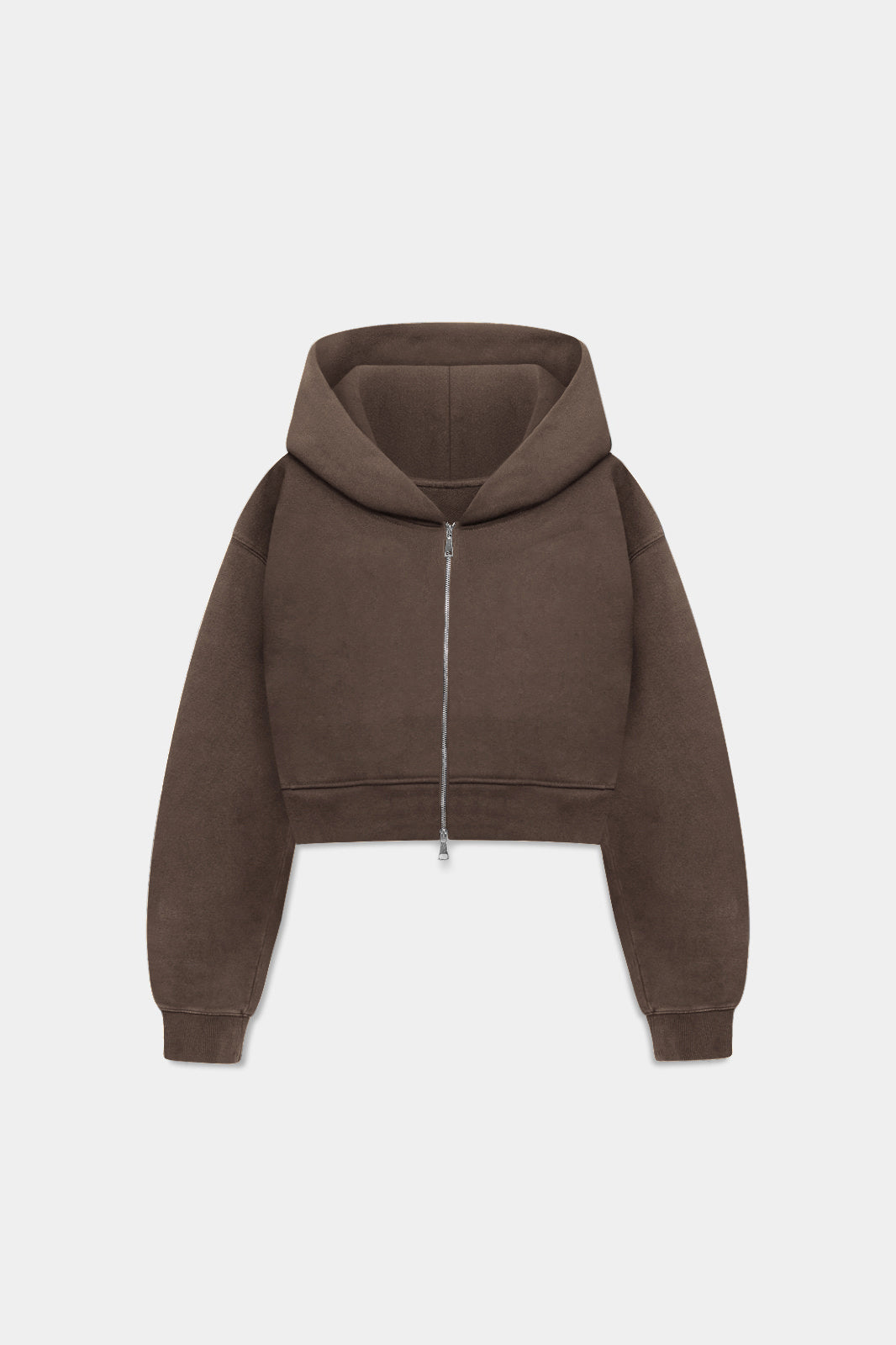WS WOMEN'S CROP ZIP HOODIE