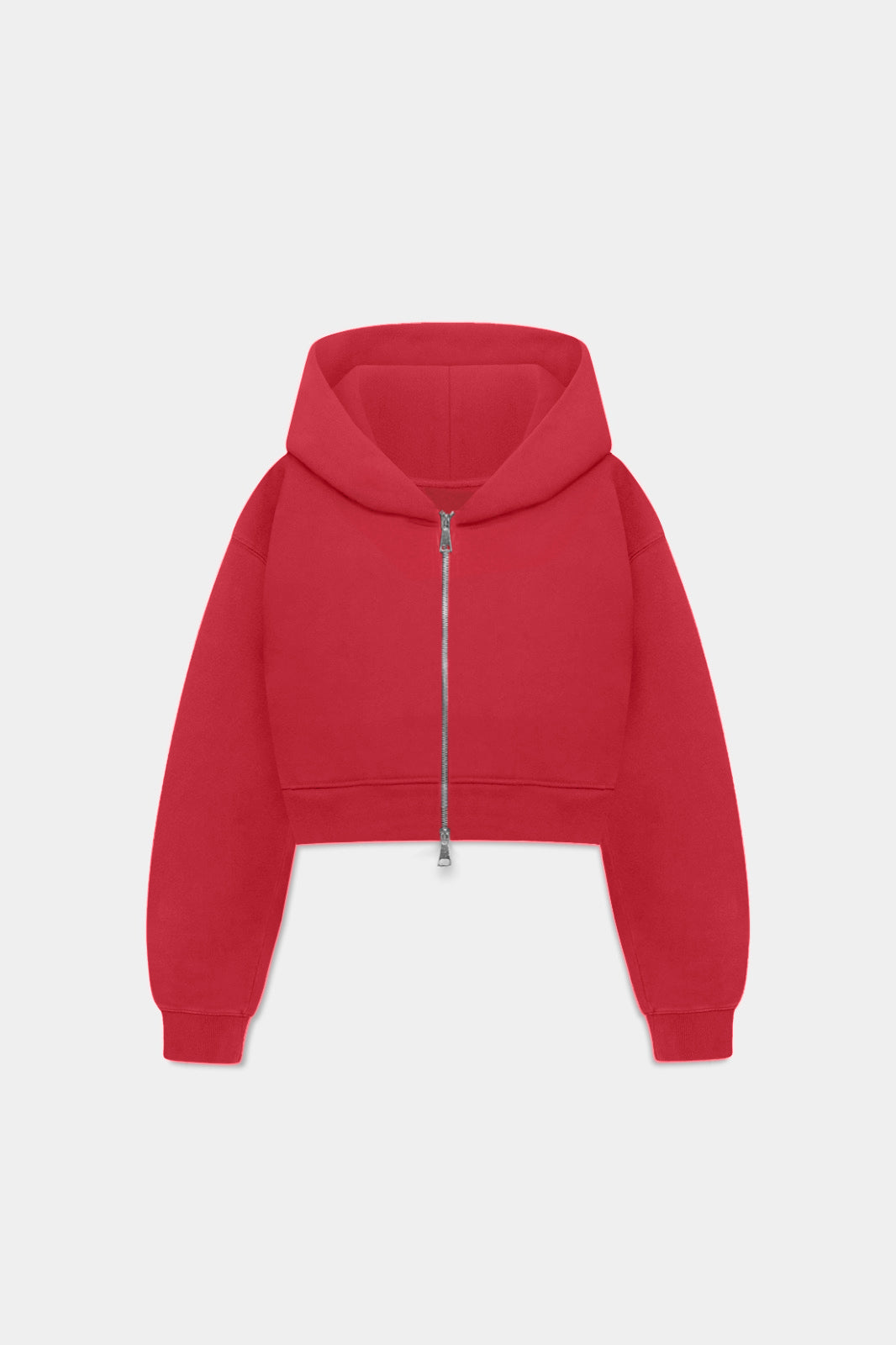 WS WOMEN'S CROP ZIP HOODIE