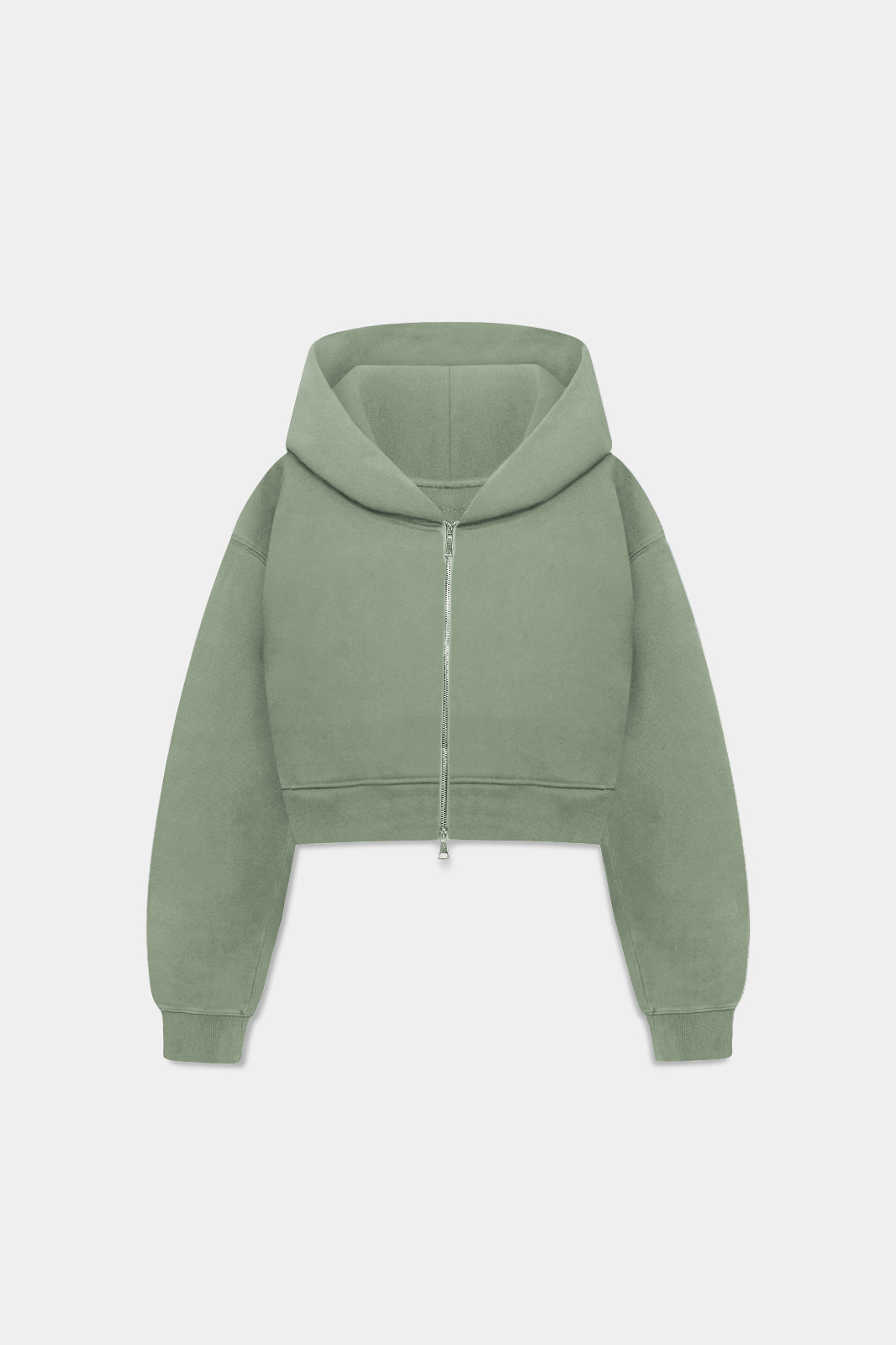 WS WOMEN'S CROP ZIP HOODIE