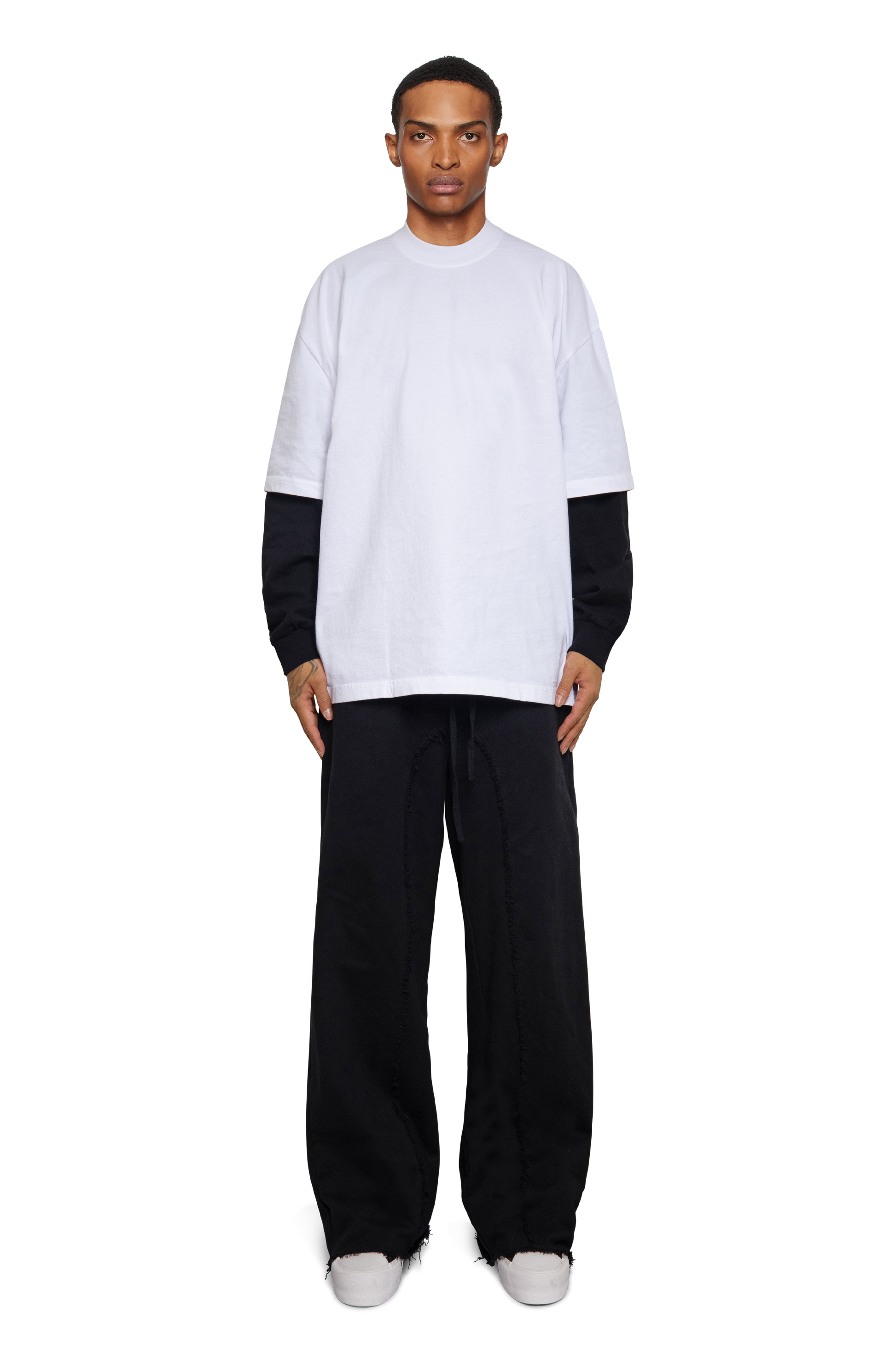 WS DOUBLE LAYERED TEE