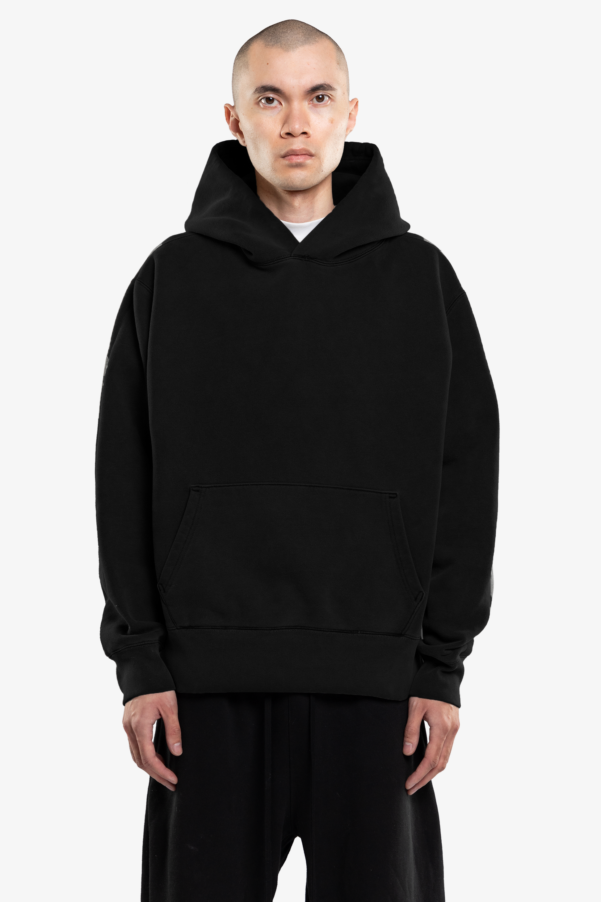 BLACK TERRY HOODIE