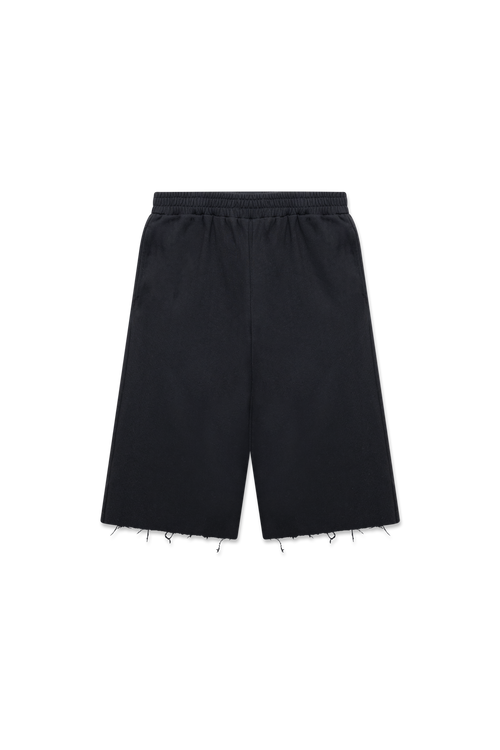 BLK RAW BAGGY TERRY SHORTS