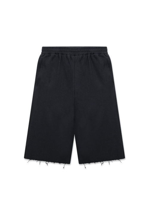 BLK RAW BAGGY TERRY SHORTS